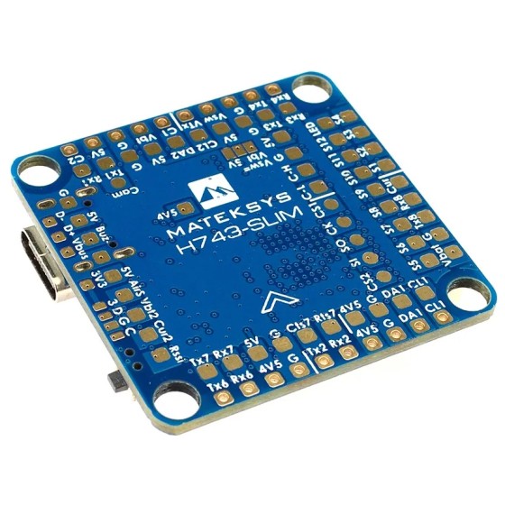 Matek H743-SLIM V3 F7 Built-in No Current Sensor Baro Blackbox OSD 2-8S